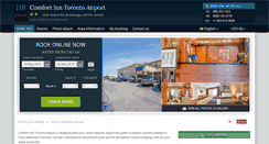 Desktop Screenshot of comfortinn-torontoairport.h-rez.com
