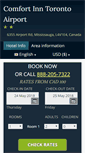 Mobile Screenshot of comfortinn-torontoairport.h-rez.com