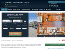 Tablet Screenshot of comfortinn-torontoairport.h-rez.com