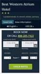 Mobile Screenshot of bestwestern-atrium-munich.h-rez.com