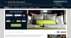 Desktop Screenshot of hotel-mela-new-york.h-rez.com