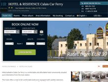 Tablet Screenshot of hotel-balladins-calais.h-rez.com