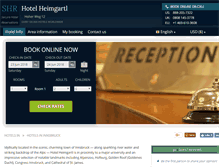 Tablet Screenshot of hotel-heimgartl-innsbruck.h-rez.com