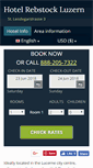 Mobile Screenshot of hotel-rebstock-lucerne.h-rez.com