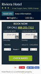 Mobile Screenshot of hotel-riviera-paris.h-rez.com