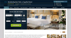 Desktop Screenshot of breidenbacher-hof-capella.h-rez.com