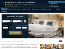 Tablet Screenshot of breidenbacher-hof-capella.h-rez.com