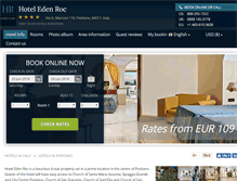 Tablet Screenshot of hotel-eden-roc-positano.h-rez.com