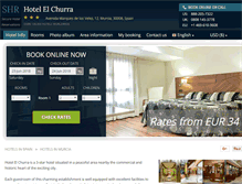 Tablet Screenshot of hotel-el-churra-murcia.h-rez.com