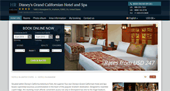 Desktop Screenshot of disneys-grand-californian.h-rez.com