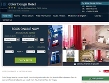 Tablet Screenshot of color-design-hotel-paris.h-rez.com