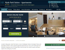 Tablet Screenshot of hyde-park-suites-london.h-rez.com