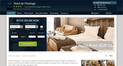 Desktop Screenshot of hotel-de-lhorloge-avignon.h-rez.com