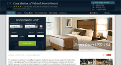 Desktop Screenshot of casamarina-waldorfastoria.h-rez.com