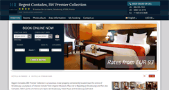 Desktop Screenshot of hotel-regent-contades.h-rez.com