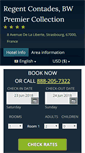 Mobile Screenshot of hotel-regent-contades.h-rez.com