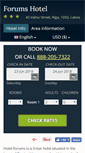 Mobile Screenshot of hotel-forums-riga.h-rez.com