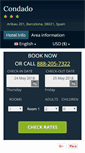 Mobile Screenshot of condado-hotel-barcelona.h-rez.com