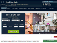 Tablet Screenshot of hotel-lion-sofia.h-rez.com