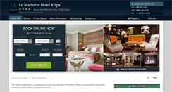 Desktop Screenshot of hotel-des-mathurins.h-rez.com