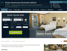 Tablet Screenshot of fiesta-americana-galindo.h-rez.com