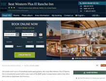 Tablet Screenshot of bestwestern-el-rancho-inn.h-rez.com