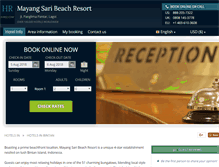 Tablet Screenshot of mayang-sari-resort-lagoi.h-rez.com