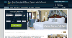 Desktop Screenshot of boca-raton-waldorfastoria.h-rez.com