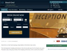 Tablet Screenshot of hotel-orel-maribor.h-rez.com
