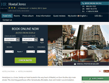 Tablet Screenshot of hostal-jerez-madrid.h-rez.com