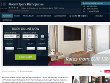 Tablet Screenshot of bw-hotel-opera-richepanse.h-rez.com