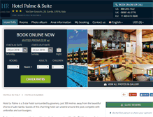 Tablet Screenshot of hotel-le-palme-garda.h-rez.com