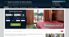 Desktop Screenshot of les-jardins-ste-maxime.h-rez.com