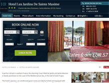 Tablet Screenshot of les-jardins-ste-maxime.h-rez.com