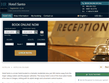 Tablet Screenshot of hotel-santo-cologne.h-rez.com