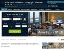 Tablet Screenshot of habtoor-grandresort-dubai.h-rez.com