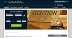 Desktop Screenshot of hotel-gasthof-ochsen.h-rez.com