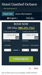 Mobile Screenshot of hotel-gasthof-ochsen.h-rez.com