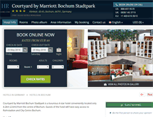 Tablet Screenshot of courtyard-bochumstadtpark.h-rez.com