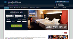 Desktop Screenshot of pentahotel-vienna.h-rez.com