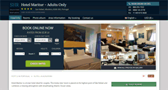 Desktop Screenshot of hotel-maritur-albufeira.h-rez.com