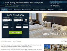 Tablet Screenshot of park-inn-alexanderplatz.h-rez.com