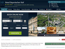 Tablet Screenshot of bayerischer-hof-munchen.h-rez.com