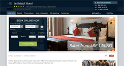 Desktop Screenshot of hotel-le-bristol-beirut.h-rez.com