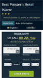 Mobile Screenshot of bestwestern-brussels-east.h-rez.com