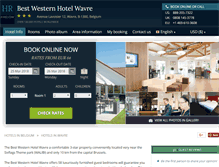 Tablet Screenshot of bestwestern-brussels-east.h-rez.com