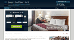 Desktop Screenshot of comfort-hotel-arpt-north.h-rez.com