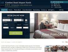 Tablet Screenshot of comfort-hotel-arpt-north.h-rez.com
