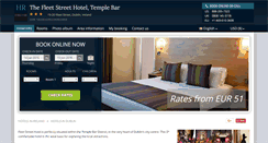 Desktop Screenshot of fleet-street-hotel-dublin.h-rez.com