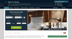 Desktop Screenshot of hotel-le-florian-cannes.h-rez.com